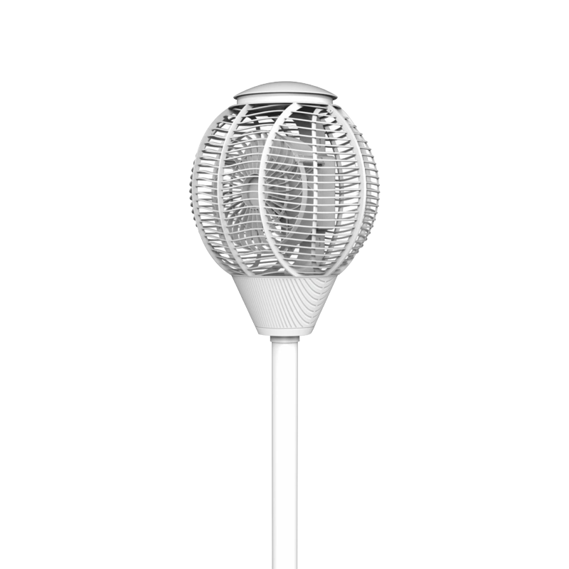 Air DC ventilátor hangvezérléssel, hangszóró padló rajongója-01